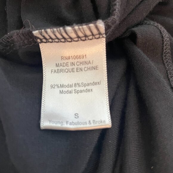 YOUNG FABULOUS & BROKE Gray and Black Tones Long Dress Size S - Picture 11 of 11